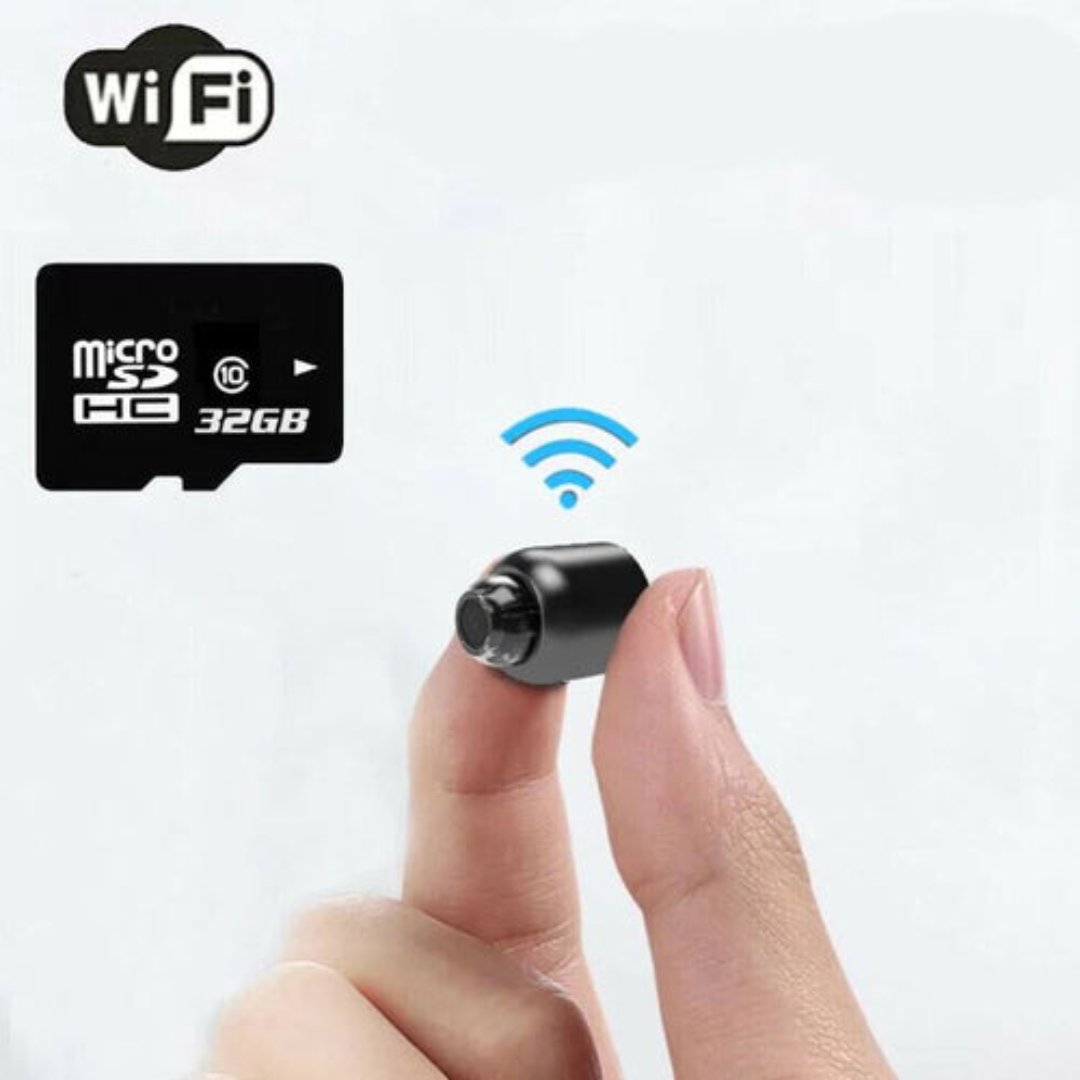 Mini Draadloze Beveiligingscamera met Audio 1080P Nachtzicht WiFi Bewakingscamera Indoor voor Thuisbeveiliging Bewegingsdetectie Mobiele App