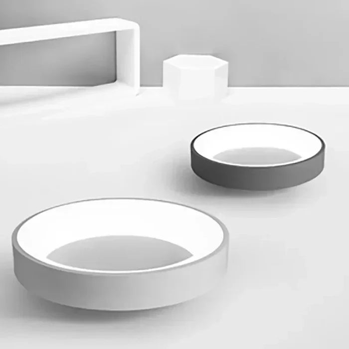 Ronde LED Plafondlamp Scandinavisch Design Wit Grijs Woonkamer Slaapkamer Gang Energiezuinig 30-60cm