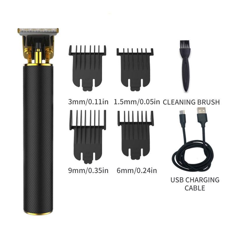 Professionele Oplaadbare Haartrimmer T-Mes Precisie Contouren Baard Haar Lithium Accu USB Oplaadbaar