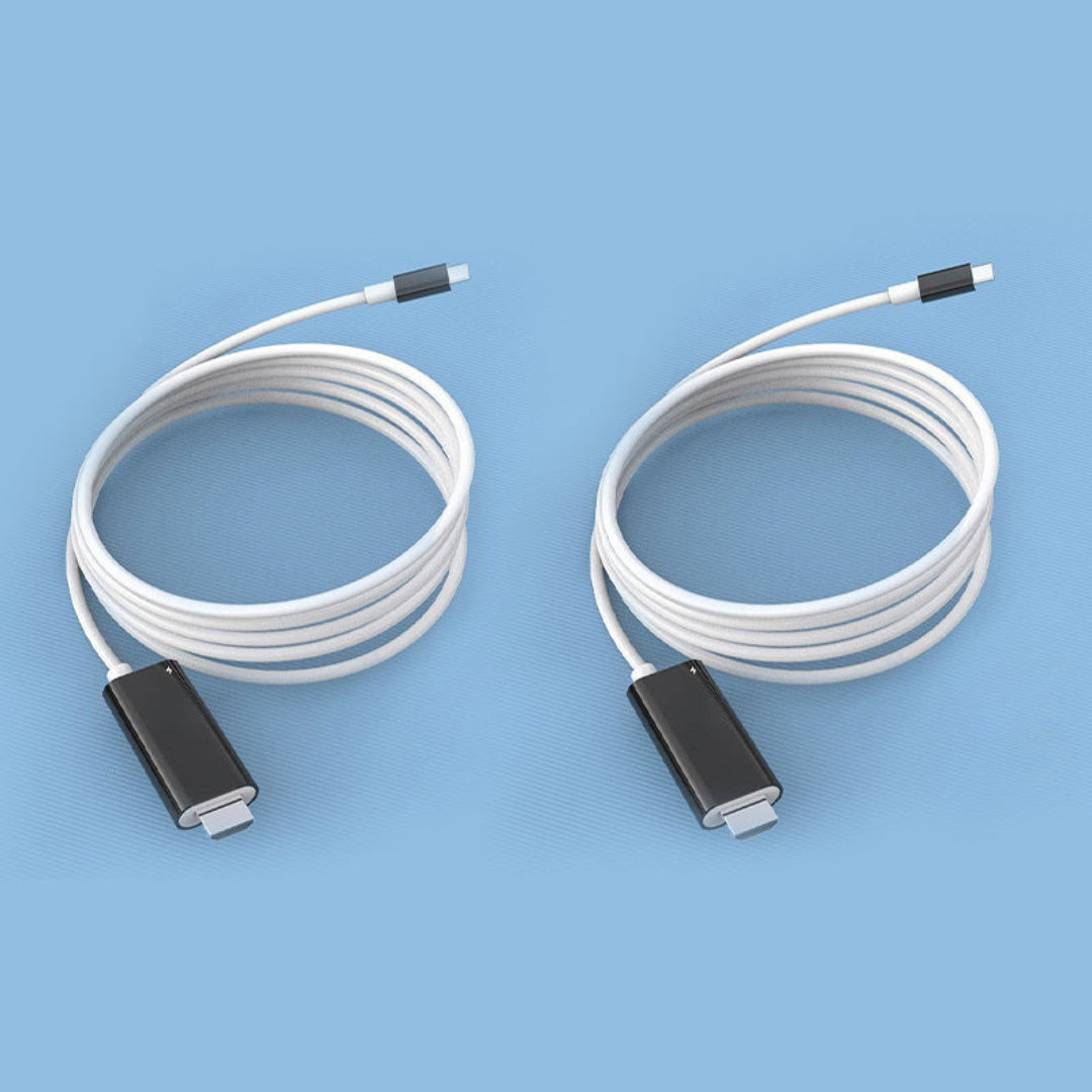 USB-C naar HDMI Adapter Kabel 2 Meter met Oplaadpoort voor Gaming Console Tablet Smartphone en Laptop