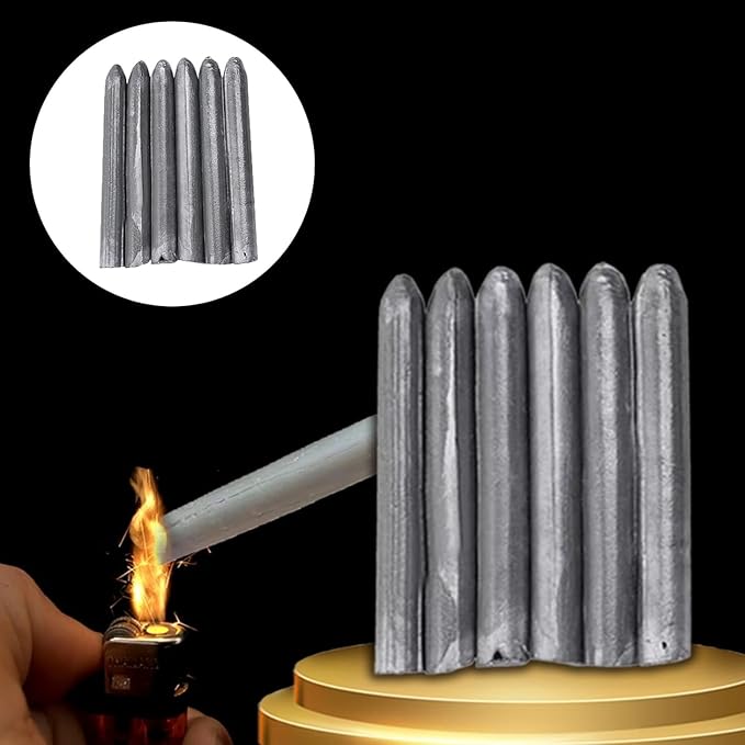 Aluminium Lasstaafset (10 Stuks) - Repareer Metalen Oppervlakken met Aansteker of Brander