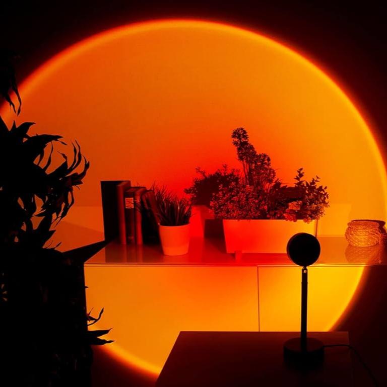 Sfeervolle Sfeerlamp met Zonsondergang Projectie voor Woonkamer Slaapkamer en Sfeerverlichting Interieur