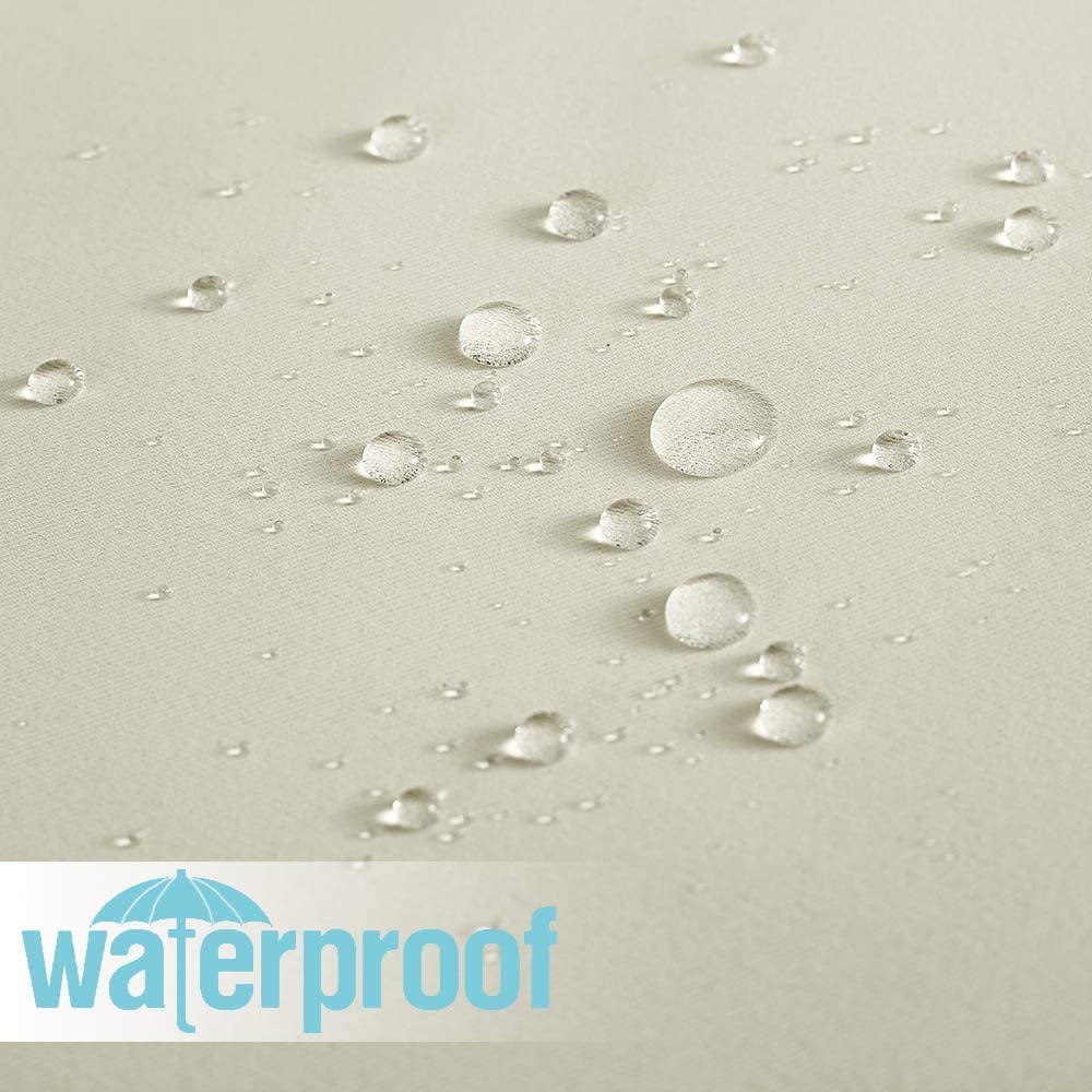 Waterdicht Outdoor Gordijn met Oogjes 1 Paneel - UV-Bescherming Terrasscherm Winddicht & Regenbestendig