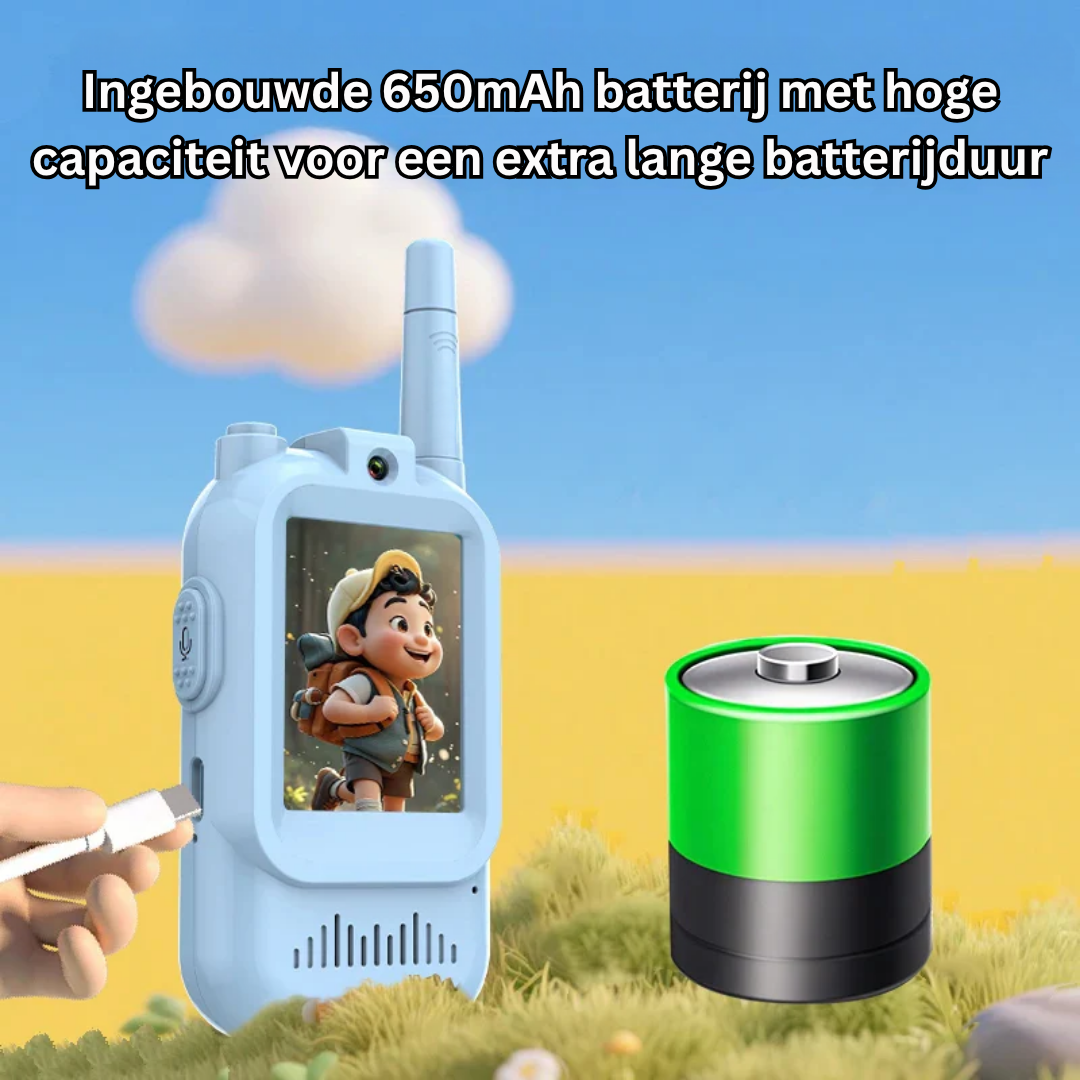 Interactieve Communicatieset met Video en Spraak voor Kinderen Binnen en Buiten Speelgoed Walkie Talkie