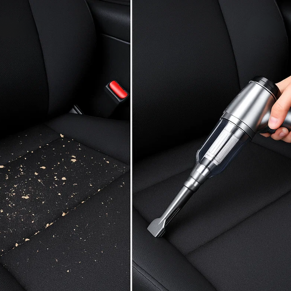 Draadloze Handstofzuiger voor Auto 95.000PA - Krachtige Compacte Autostofzuiger met USB-C Opladen