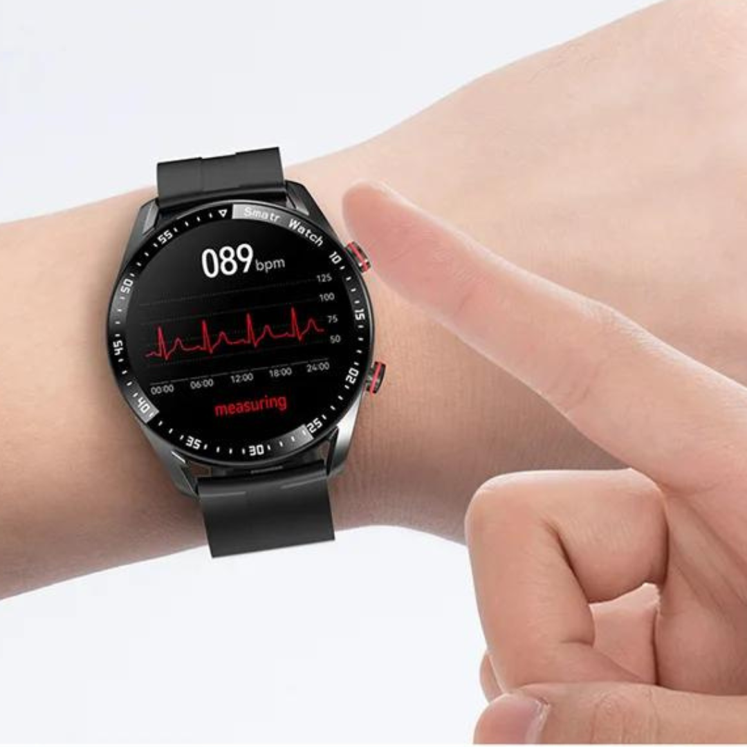 Smartwatch met Lautsprecher, Bluetooth en Fitnessfuncties - Luxe Design voor Sport en Dagelijks Gebruik