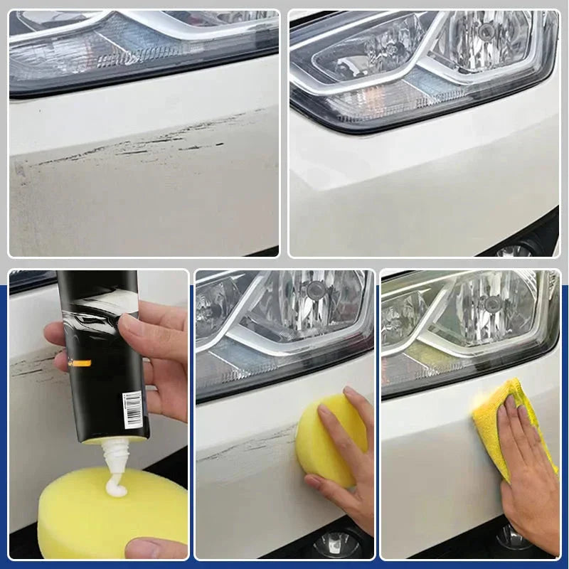 Lakpolijstpasta voor Auto Krasverwijdering met Applicatorpad Professionele Lakrestauratie voor Personenauto's