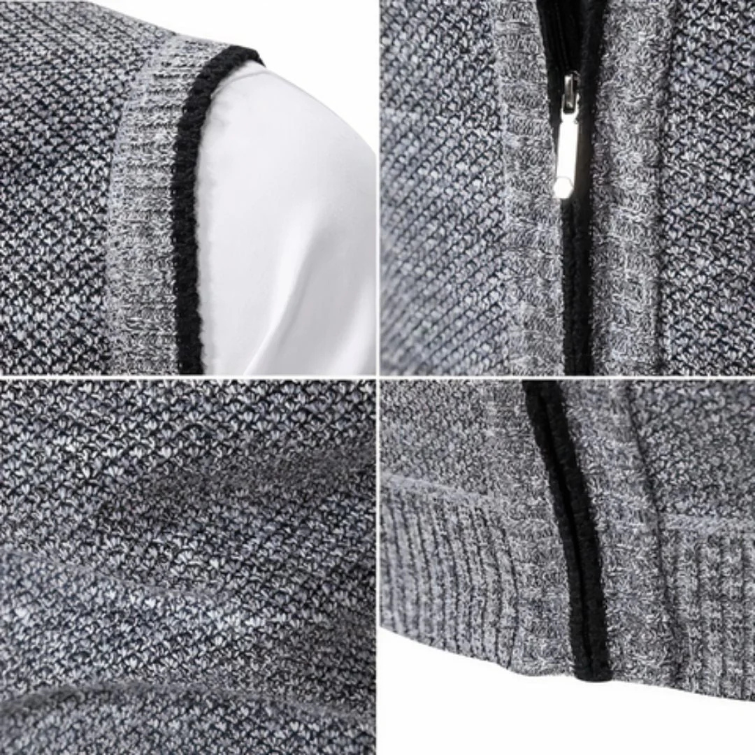 Geïsoleerd Bodywarmer Heren met Rits Mouwloos Warm Vest voor Winter Herfst Lente Laagjes Casual Outdoor