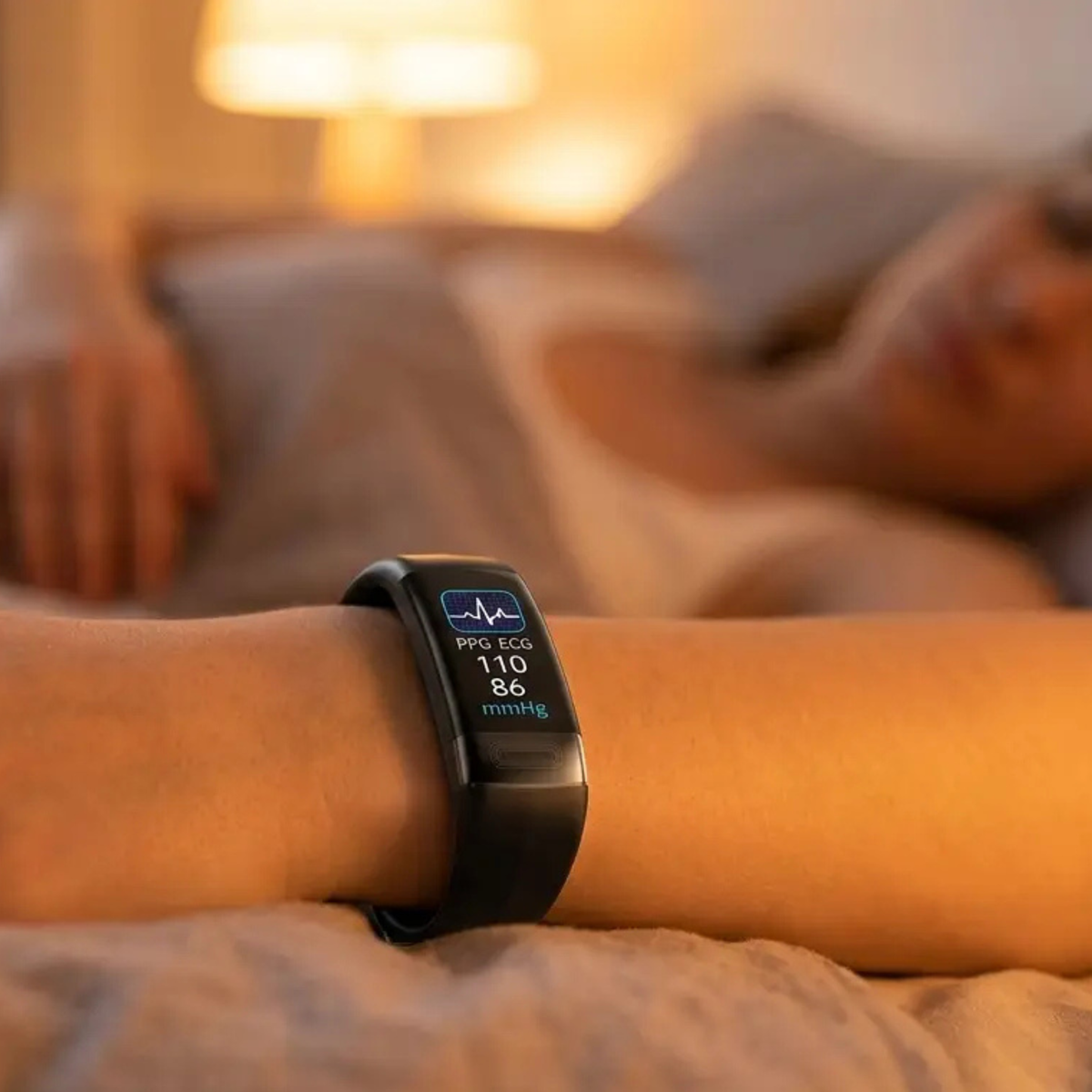 Smartwatch met Bloeddrukmeter, ECG, Hartslagmeter, Zuurstofsaturatie en Slaaptracking - Gezondheidsmonitor