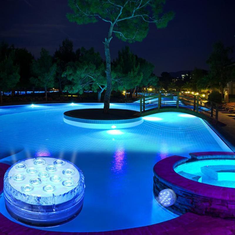 Onderwaterlamp RGB op afstandsbediening met zuignap 13 LED voor zwembad jacuzzi aquarium spa waterproof verlichting