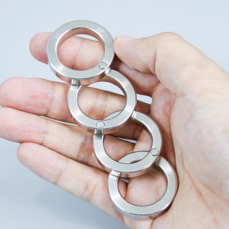 Vouwbare Viervingerring Anti-Stress Fidget Tool Zakformaat Tactiel Speelgoed Mentale Focus Concentratie