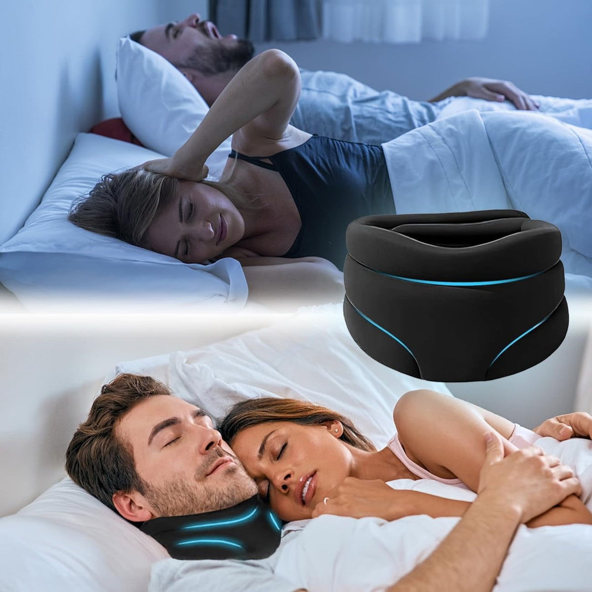 Verstelbare Neksteun Kussen voor Rustiger Slapen en Minder Spanning in Nek Mannen Vrouwen Comfortabel Ergonomisch