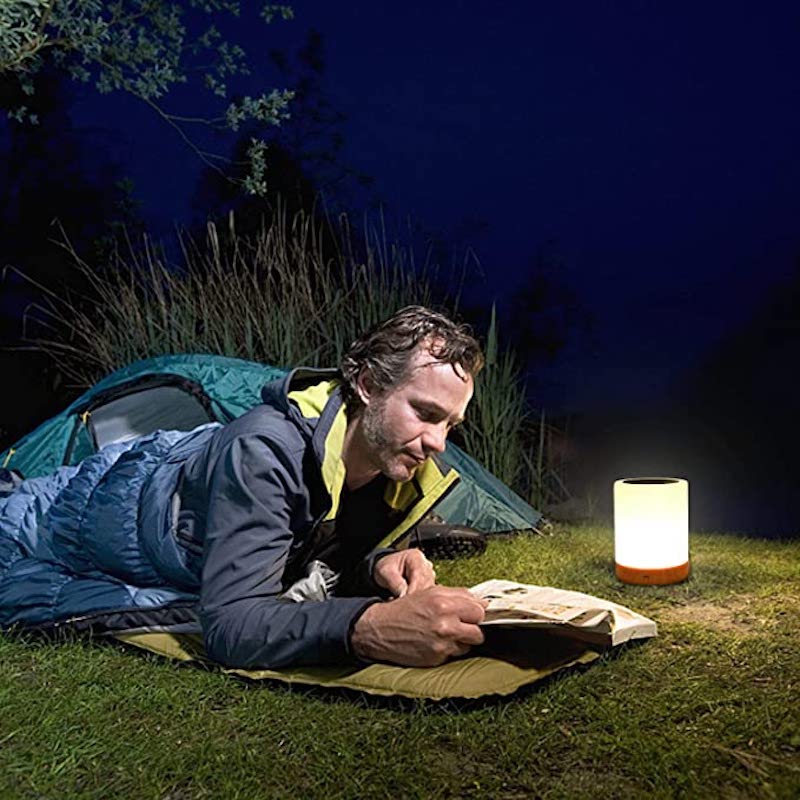 LED Dimbare Bedlamp met Touch-Bediening - Draadloos Oplaadbaar Nachtlampje met RGB Sfeerverlichting