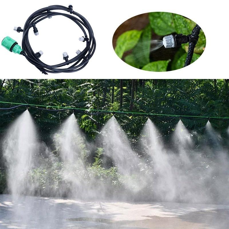 Verstelbaar Druppelirrigatiesysteem 10 Meter Automatisch Tuinbewatering Sproeiset Waterbesparend Planten