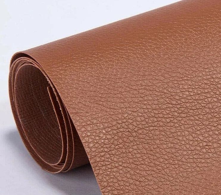 Zelfklevende Leren Reparatiefolie Knipbaar 50x138cm Meubelreparatie Bankstel Sofa Leer Herstellen Patch