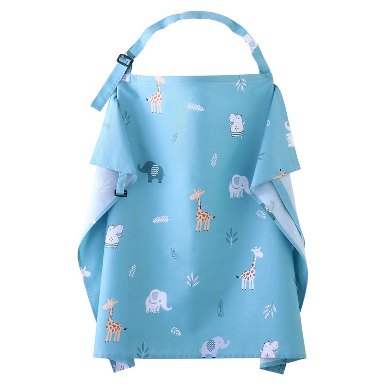 Voedingsdoek Katoen Verstelbaar Met Kijkvenster Voor Discrete Borstvoeding Onderweg Comfortabel Baby Verzorging