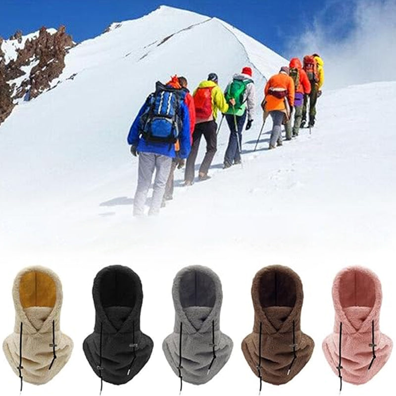Fleece Balaclava Wintersportmuts Met Nekbescherming Verstelbaar Ademend Unisex Gezichtsmasker Outdoor