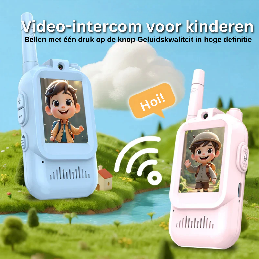 Interactieve Communicatieset met Video en Spraak voor Kinderen Binnen en Buiten Speelgoed Walkie Talkie
