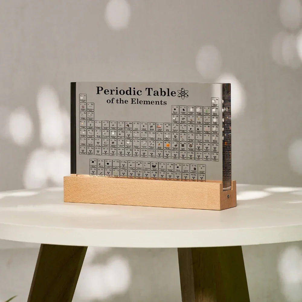 Periodiek Systeem Display Acryl 83 Elementen Educatief Wandobject Wetenschapsdecoratie Bureau Chemie