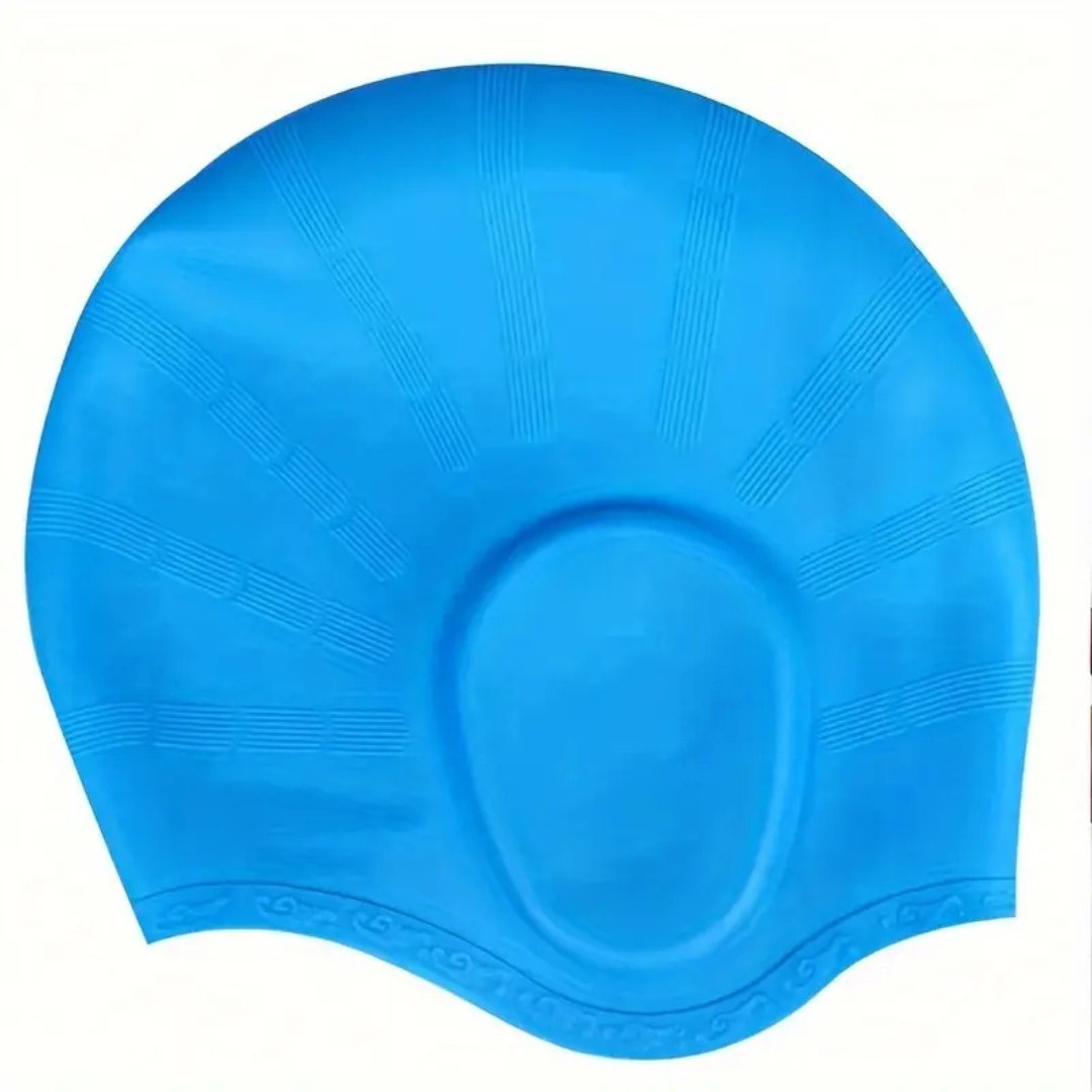 Siliconen Zwemmuts met Ooruitsparing - Bescherming tegen Water voor Comfortabel Zwemmen