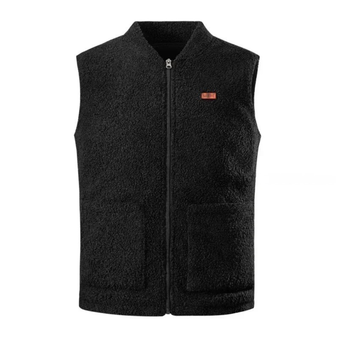 Verwarmbaar Bodywarmer Vest USB Type-C 3 Warmtestanden Winter Heren Outdoor Werk Thermisch Gewatteerd