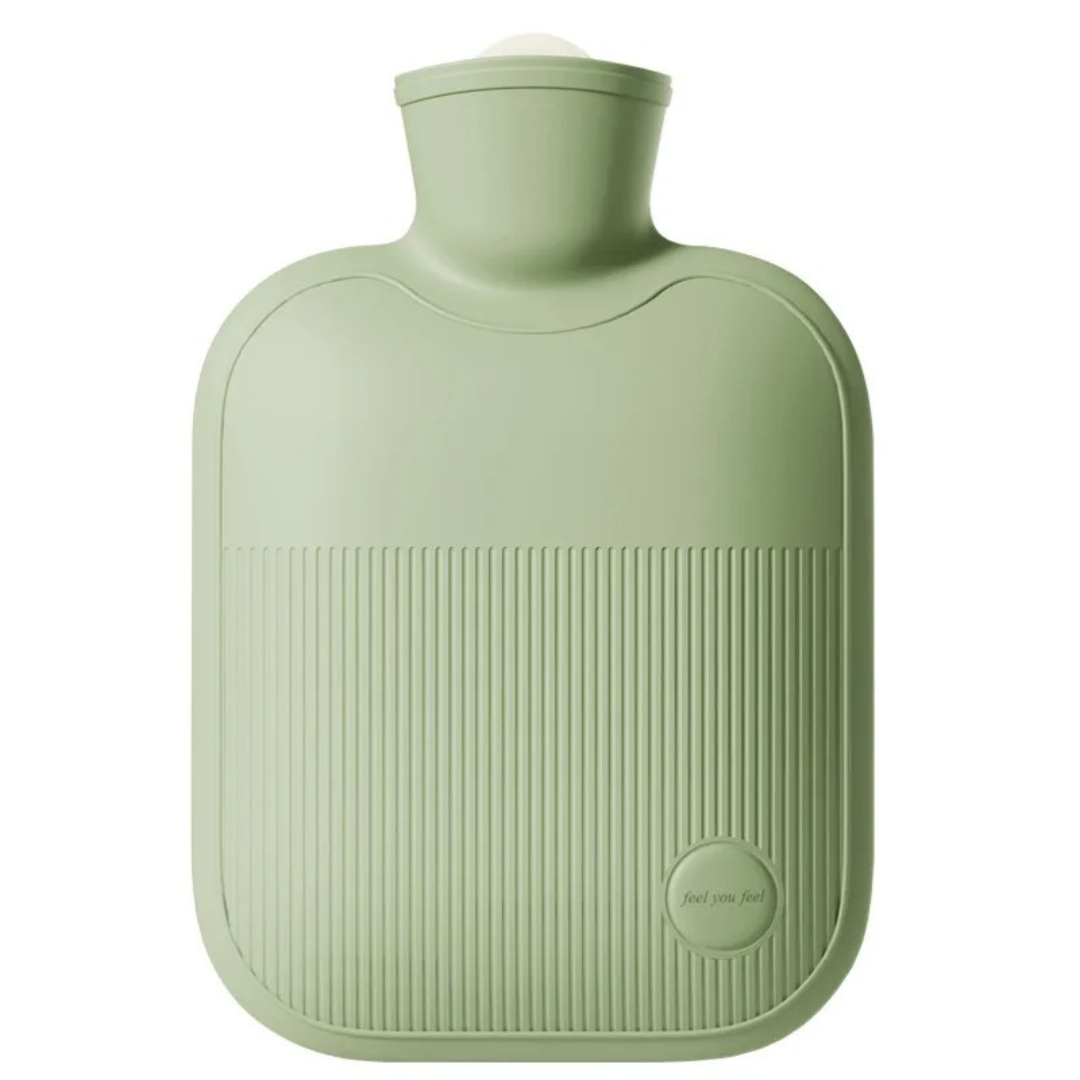 Warmwaterkruik 2000ml Lekvrij met Zachte Fleece Hoes voor Koude Voeten Handen en Rug Winterwarmte Comfort
