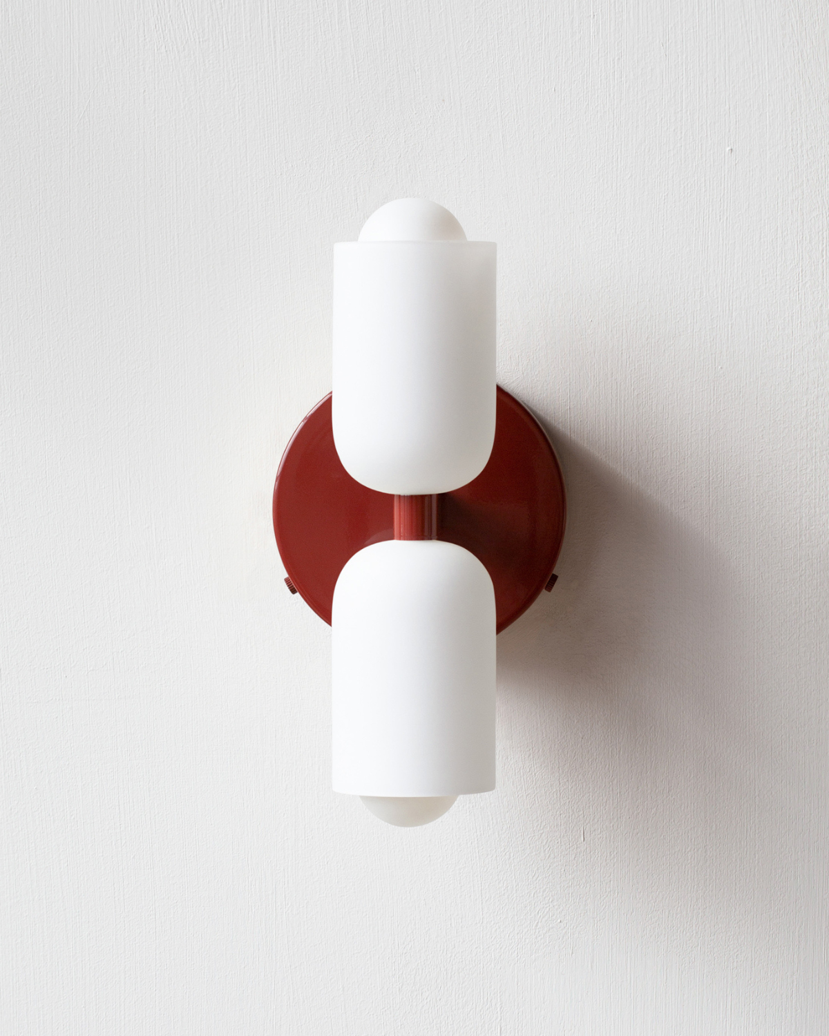 Wandlamp met Dubbele Glazen Kappen voor Slaapkamer en Woonkamer - E27 Wandverlichting