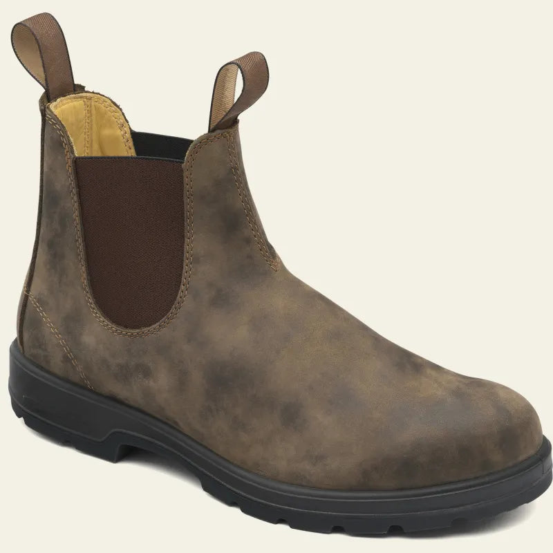 Waterdichte Chelsea Boots met Elastische Zijpanelen en Profielzool