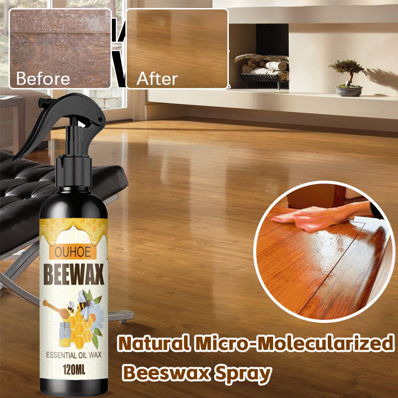 Natuurlijke Bienenwas Meubelspray 120ml Hout Reinigen Beschermen Polijsten Zonder Resten Veilig Diervriendelijk