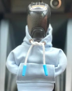 Mini-Hoodie Pookknophoes Universeel Polyester Auto Interieur Decoratie Accessoire Beschermhoes in 8 Kleuren