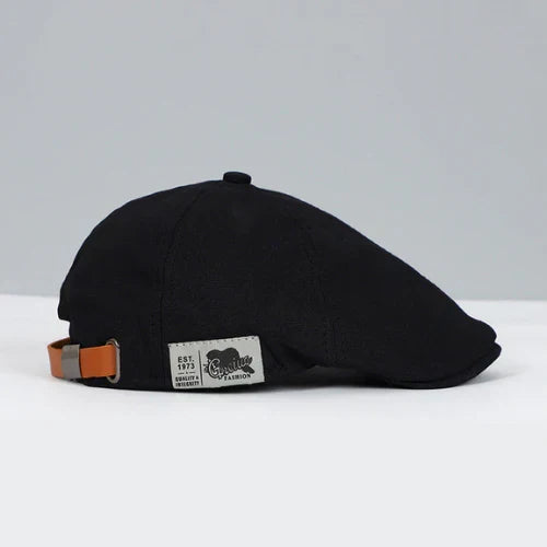 Verstelbare Katoenen Platte Pet voor Heren Lichtgewicht Ademend Klassiek Casual Hoofddeksel Retro Stijl