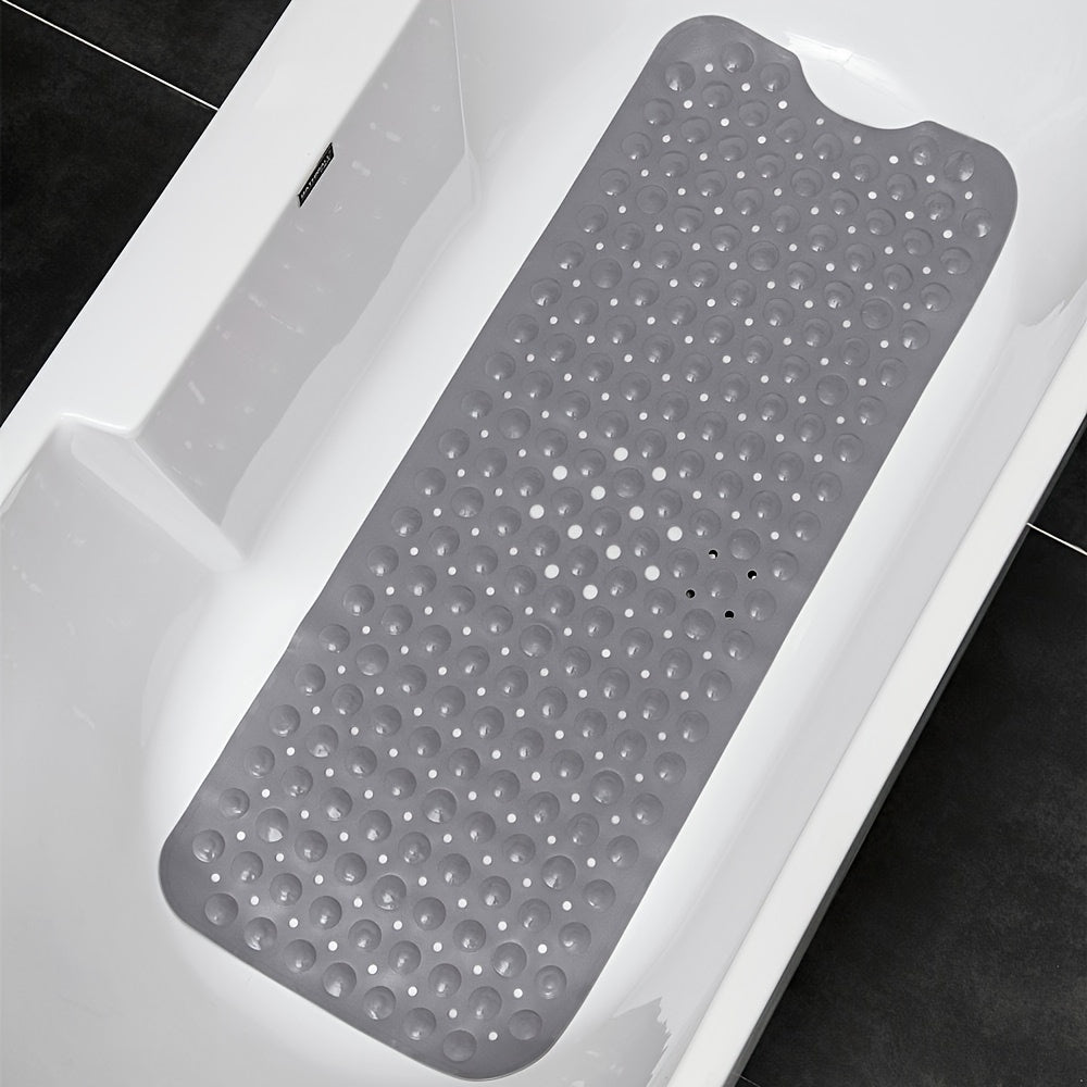 Antislip Badmat XL voor Douche en Bad - Extra Lange Veiligheidsbadmat met Zuignappen