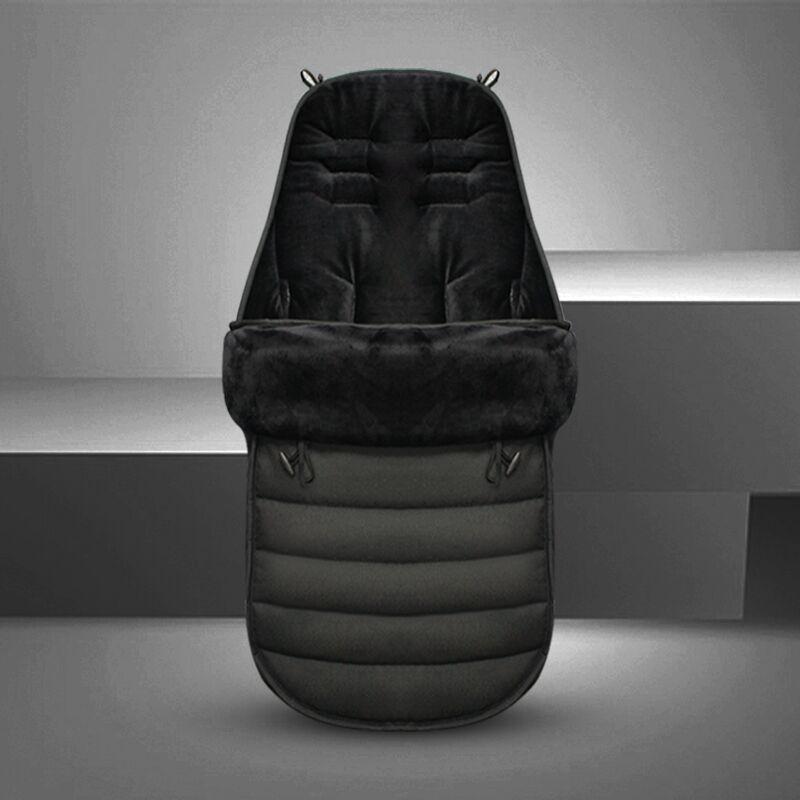Babyslaapzak Voetenzak Kinderwagen Universeel Katoen Winterwarm Winddicht Dubbele Rits 90cm Comfortabel