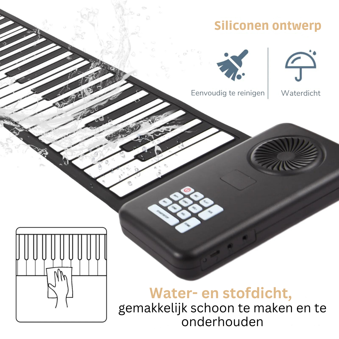 Oprolbare Piano met 88 Toetsen - Draagbaar en Flexibel Keyboard voor Onderweg