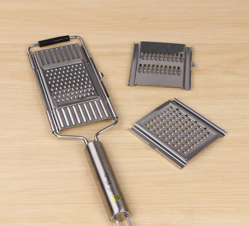 Roestvrijstalen Rasp - Multifunctionele Keukenrasp met Ergonomisch Handvat voor Groenten & Kaas