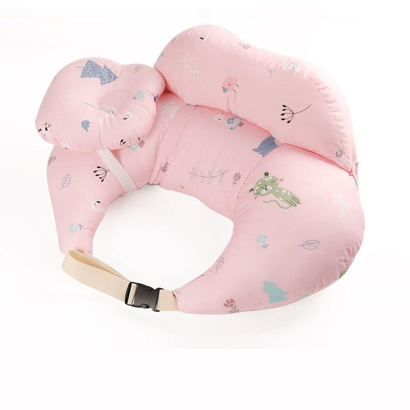Voedingskussen Baby Ergonomisch met Verstelbare Riem Kraamkussen Borstvoeding Comfort voor Moeder en Kind