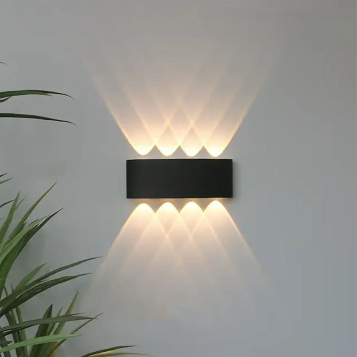 LED Wandlamp IP65 Binnen Buiten Gevellamp Patio Gang Up Down Light Zwart Wit
