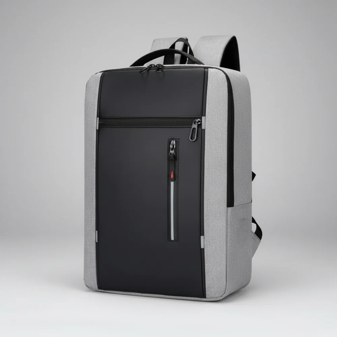 Waterdichte Laptoptas 15,6 Inch met USB Poort Zwart Grijs Blauw Rood Zakelijke Rugzak Studententas Reizen