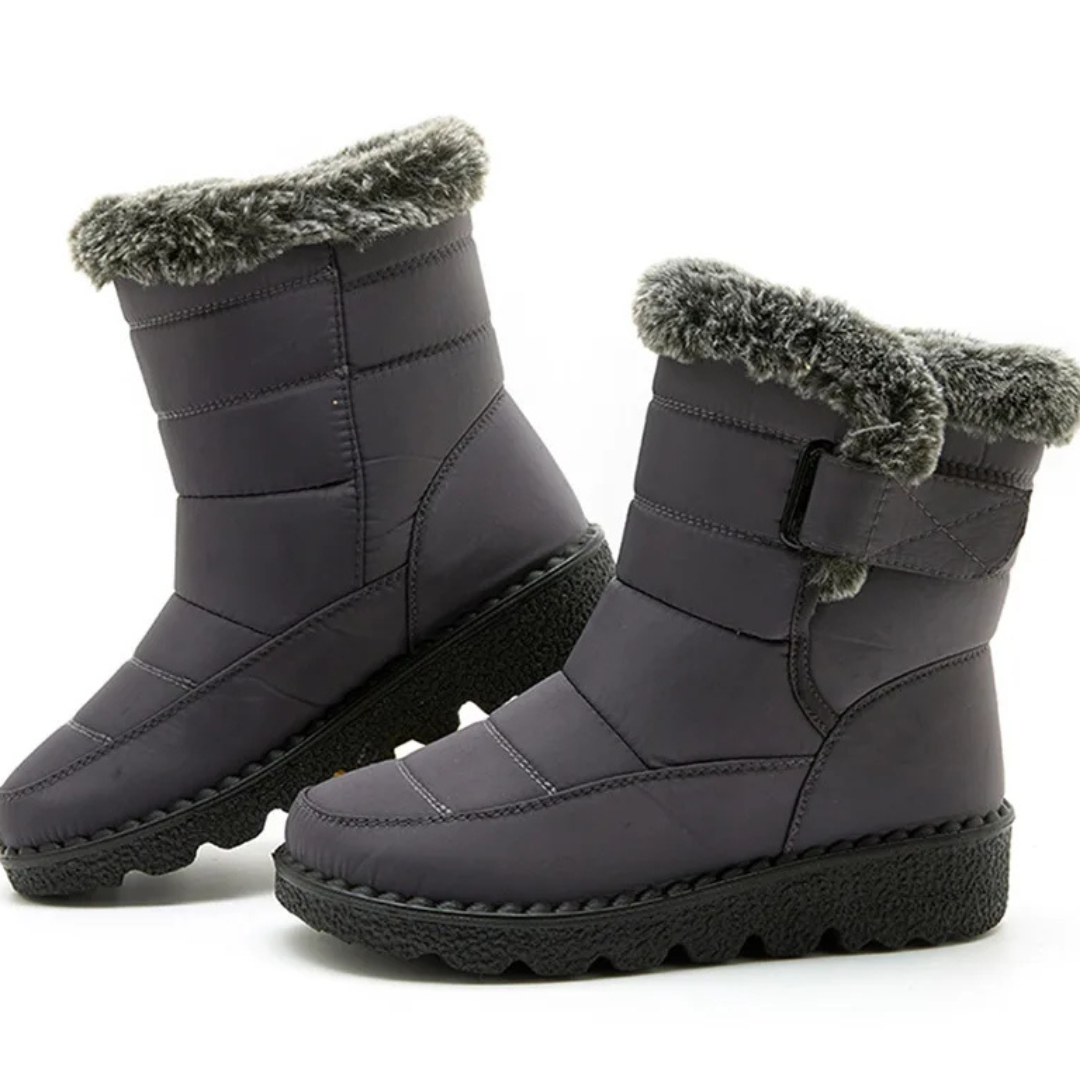 Waterdichte Dameslaarzen Winter Warme Voering Antislip Zool Wandelen Stad Werk Comfort Snowboots Dames