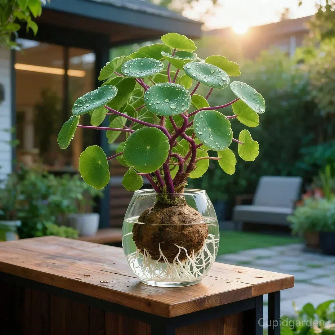 Stephania Erecta Kamerplant - Onderhoudsvriendelijke Sierplant met Uniek Caudex voor Woonkamer, Kantoor of Vensterbank