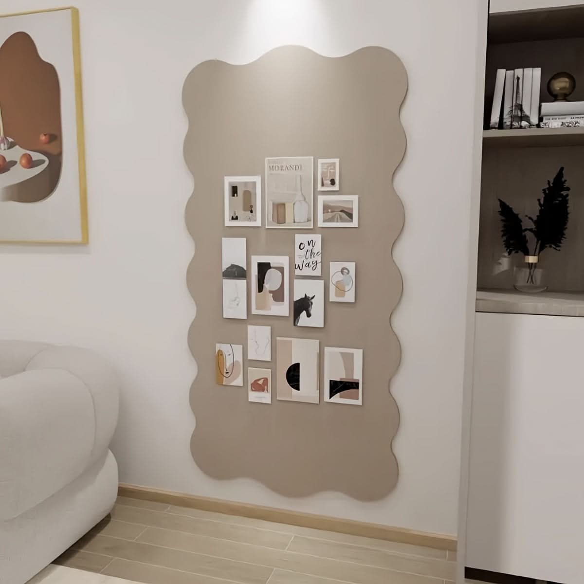 Vilten Prikbord Decoratief 60x120cm met Punaises voor Kantoor Thuiswerken Creatieve Ruimtes Muurbehang