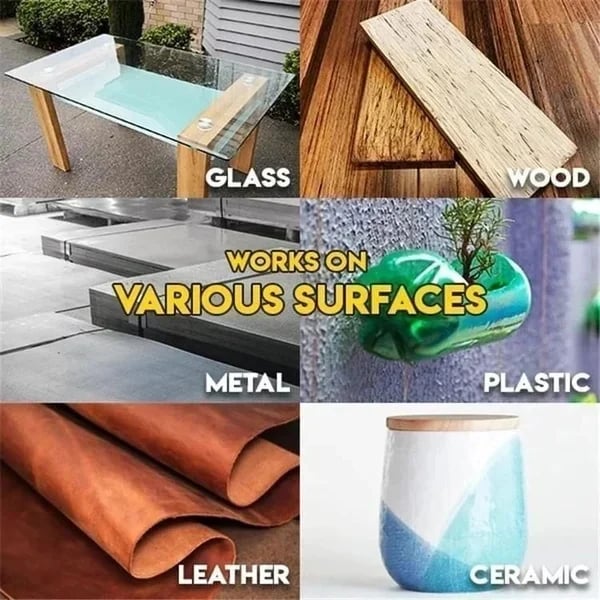 Universele Supersterke Lijm voor Metaal Hout Plastic Glas Keramiek Sneldrogend Waterbestendig Alleslijm