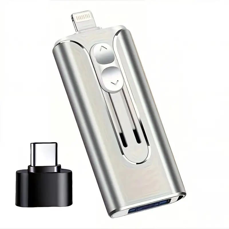 USB Stick 256GB Metaal USB 3.0 80 MB/s Compact 40 Gram Vier Kleuren