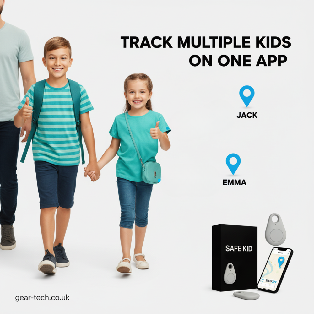 Mini GPS Tracker Bagage Koffer Waterdicht Live Locatie SOS-Alarm Compact Oplaadbaar Reizen