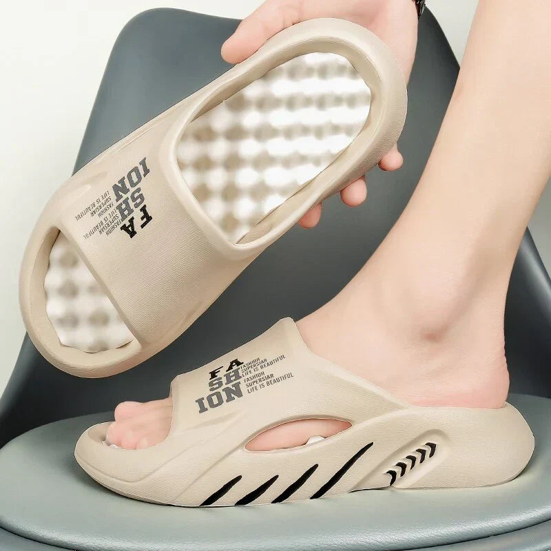 Massageslippers met Voetboogondersteuning - Antislip Zool - Verstelbare Sluiting - Ergonomische Comfort Slippers