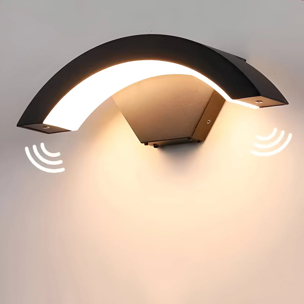 Buiten wandlamp met bewegingssensor, LED en weerbestendig design
