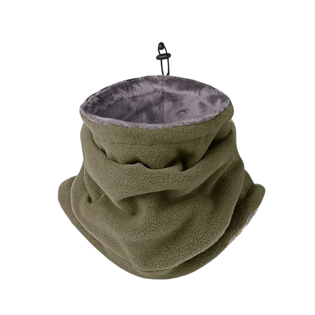 Fleece Nekwarmer met Verstelkoord Wintersport Multifunctioneel Gezichtsbescherming Outdoor Activiteiten