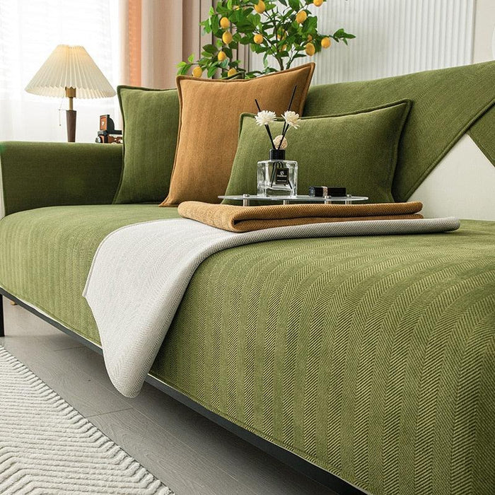 Antislip Fleece Hoes 120×150 cm Zacht Warm Pluche Bankdeken voor Sofa Auto Kantoor Wasbaar Comfort