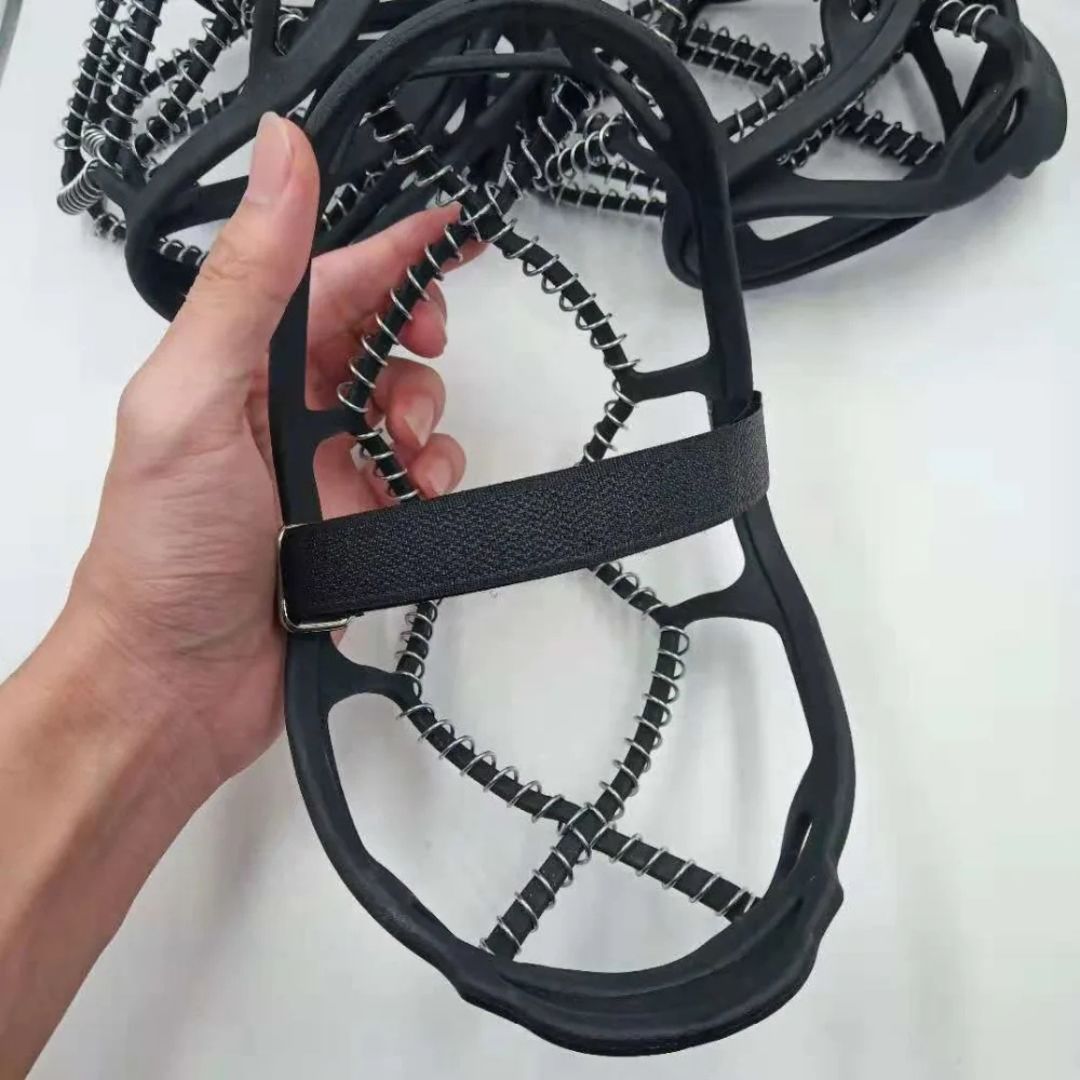 Antislip Schoenspikes met Stalen Spiralen voor Winter Ijs Sneeuw Veilig Wandelen Outdoor Grip Onesize