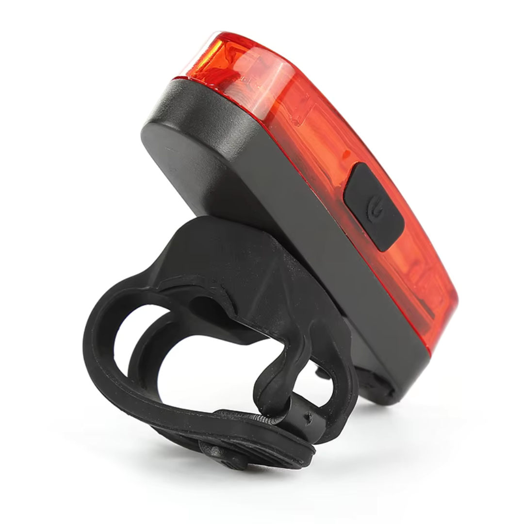 Compacte USB Fietsachterlicht met 200 Lumen & Stroboscoop - Veiligheidslicht voor Nachtritten, 4 Lichtmodi, Waterdicht IPX5